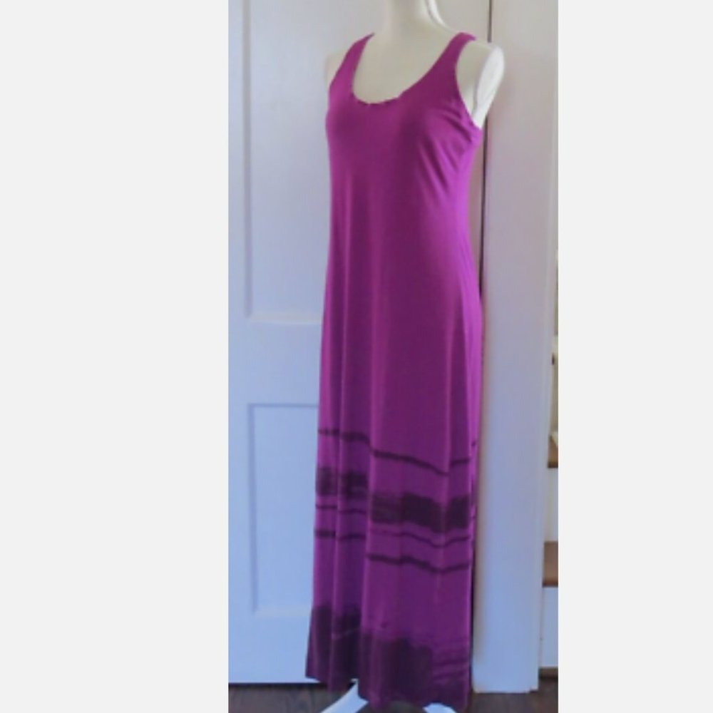 NY & Company Women's Purple Maxi Dress, Razorback, Size Large, Size Large